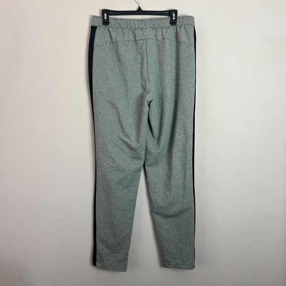 NWT PUMA Pants Mens Large Gray Training Sweatpants Black Trim L - Picture 6 of 8